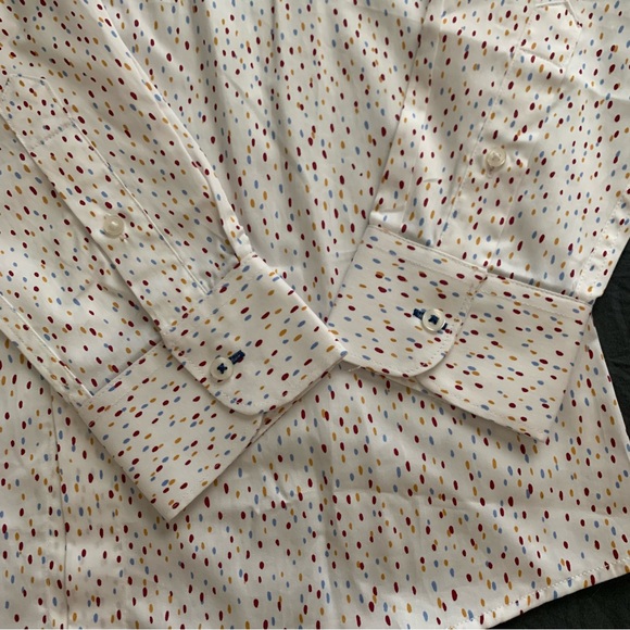 BNWT ZARA MAN | MULTI COLOR BUTTON DOWN DRESS SHIRT TOP LONG SLEEVE M - Picture 5 of 15